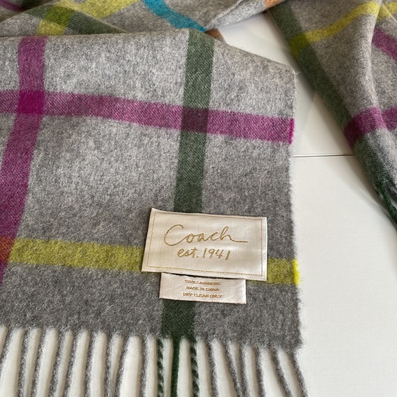 Coach Cashmere Scarf - Picture 2 of 6